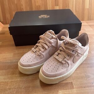 Nike Air Force 1  Low sneakers  "Particle Beige" colorway. Size 5.5
